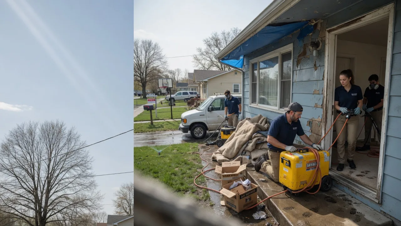 Basement Flood Cleanup in Texola, OK near me